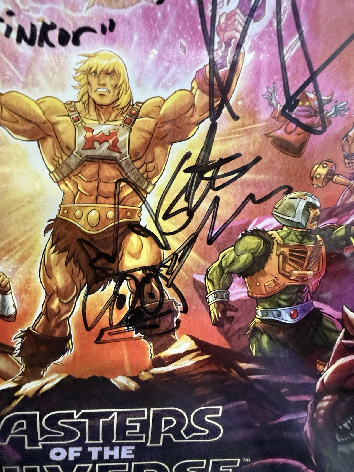 Masters Of The Universe, Revelation Netflix Poster 13 1/2” X 20” Autographed, изображение 5