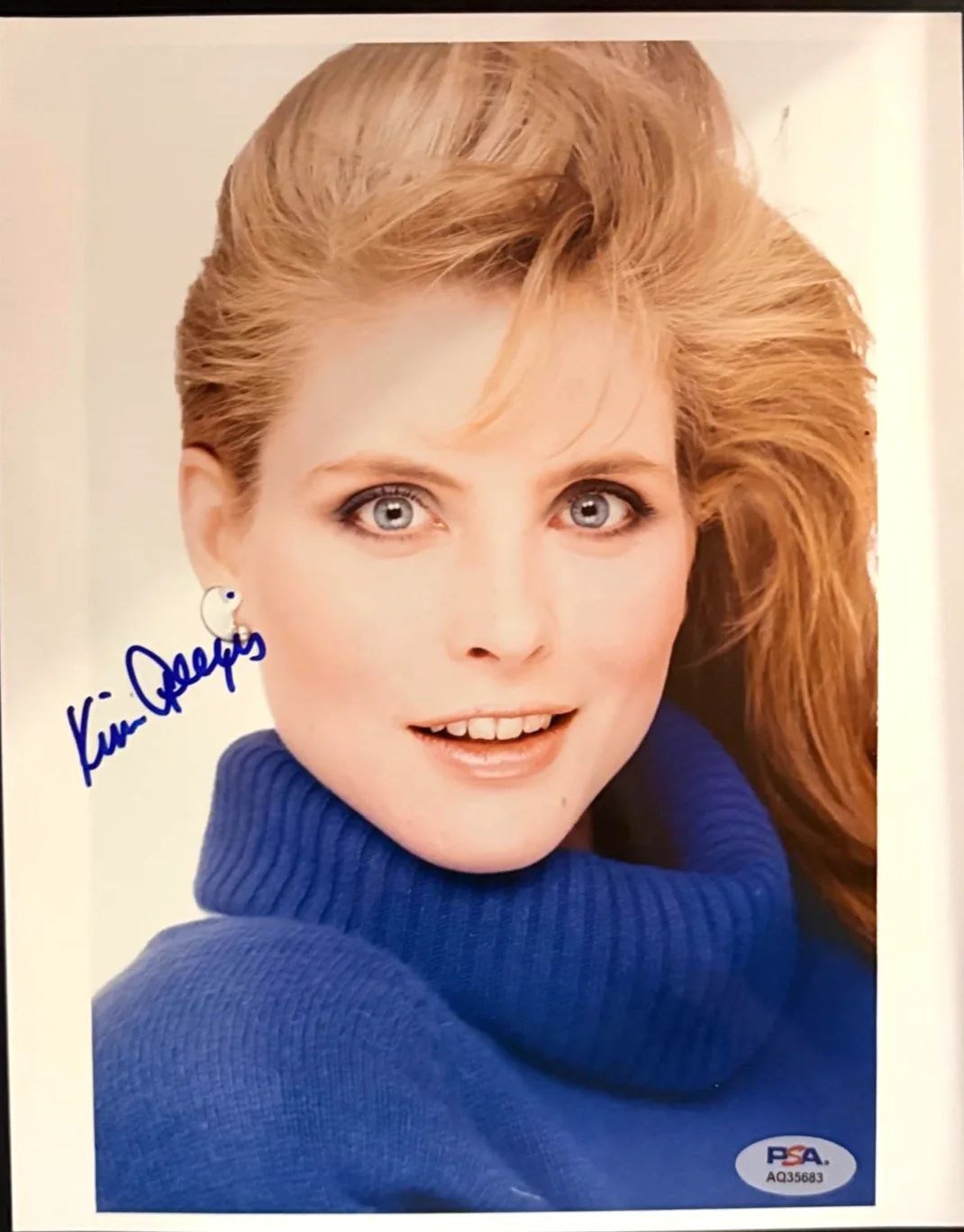 Kim Alexis — KIM ALEXIS SIGNED AUTOGRAPHED 8X10 PHOTO SPORTS ILLUSTRATED HOLY MAN PSA COA