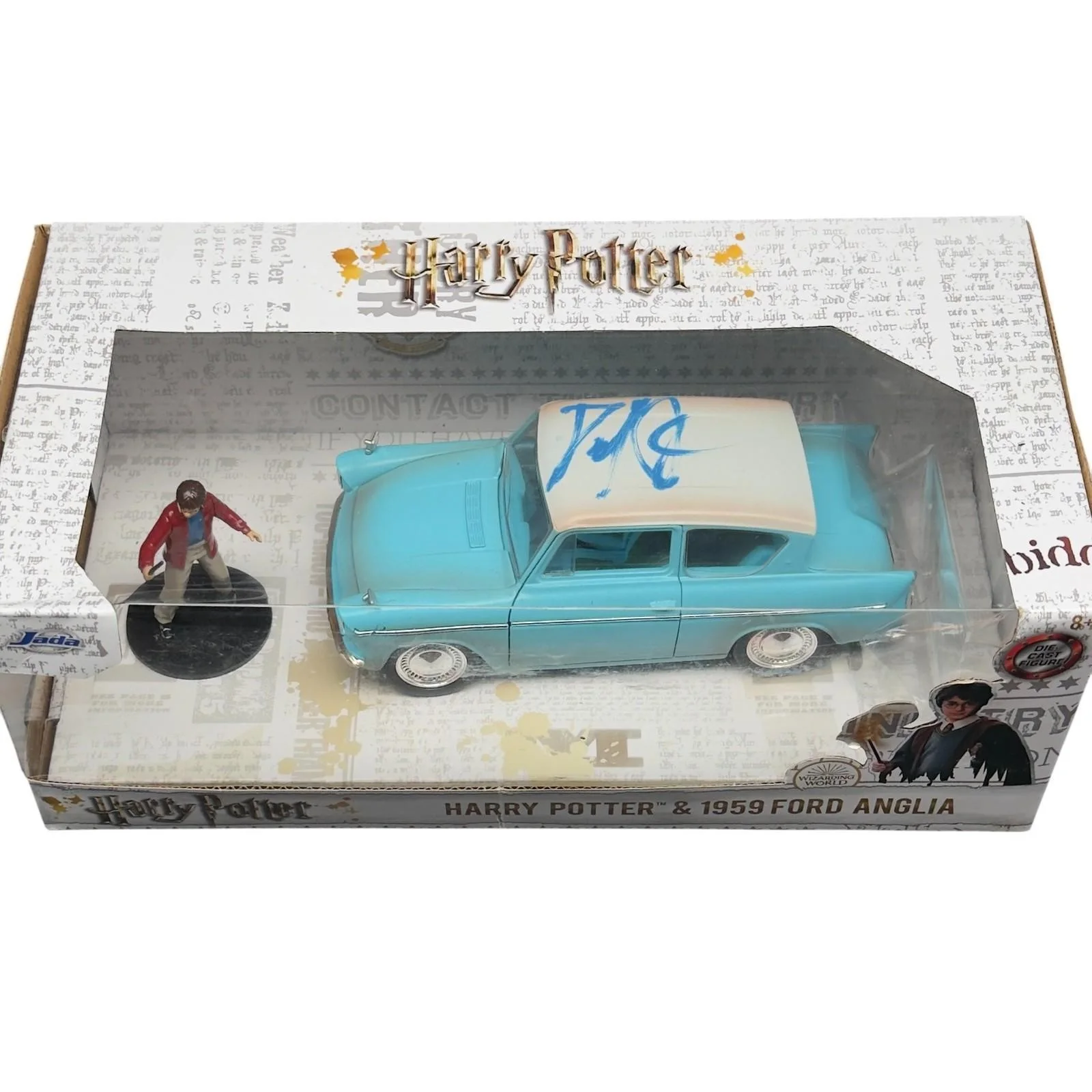 Daniel Radcliffe — Daniel Radcliffe Signed Harry Potter 1959 Ford Anglia Car Autograph Beckett!, изображение 5