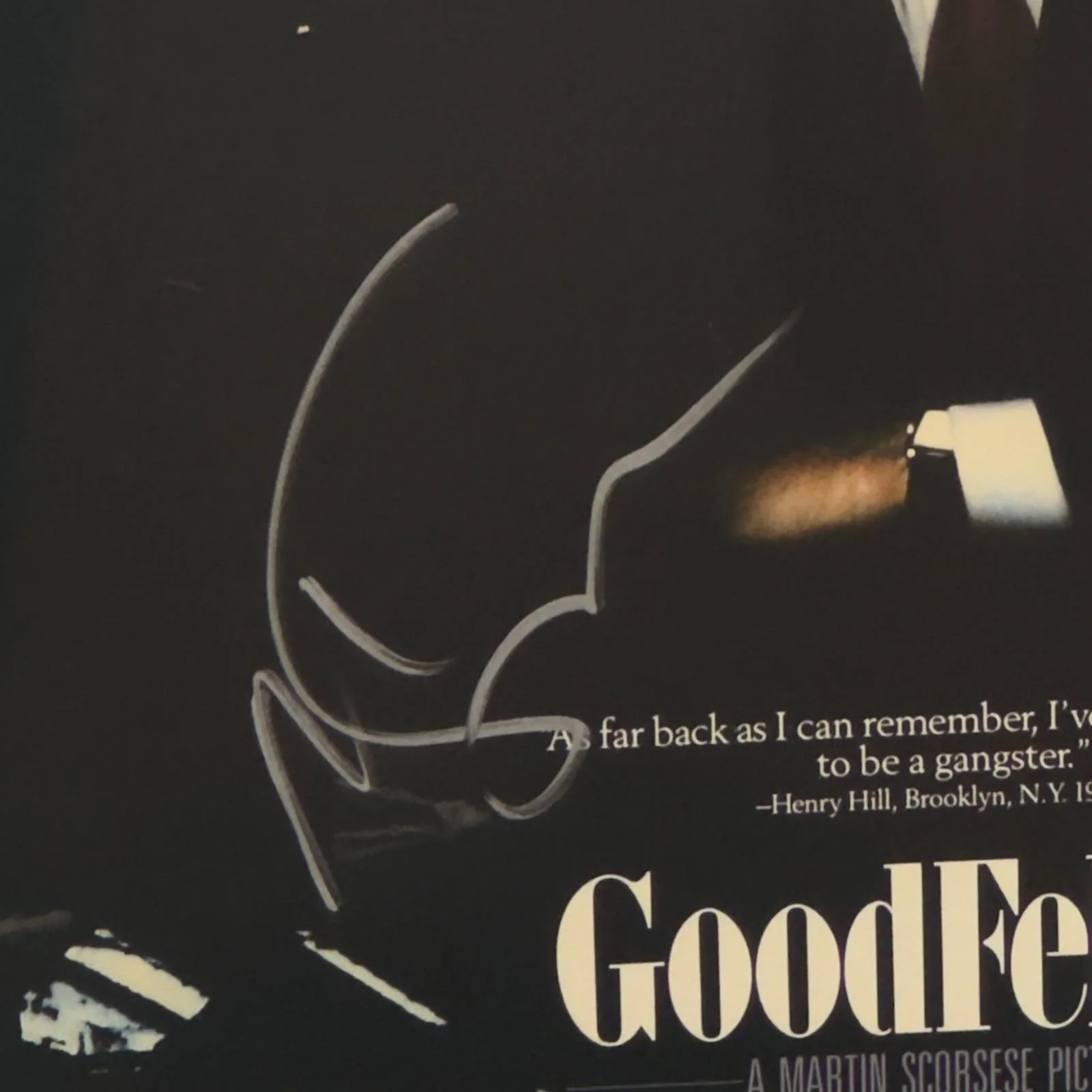 Martin Scorsese — Martin Scorsese Signed 12x18 Goodfellas Photo Autographed Beckett Authentic, изображение 2