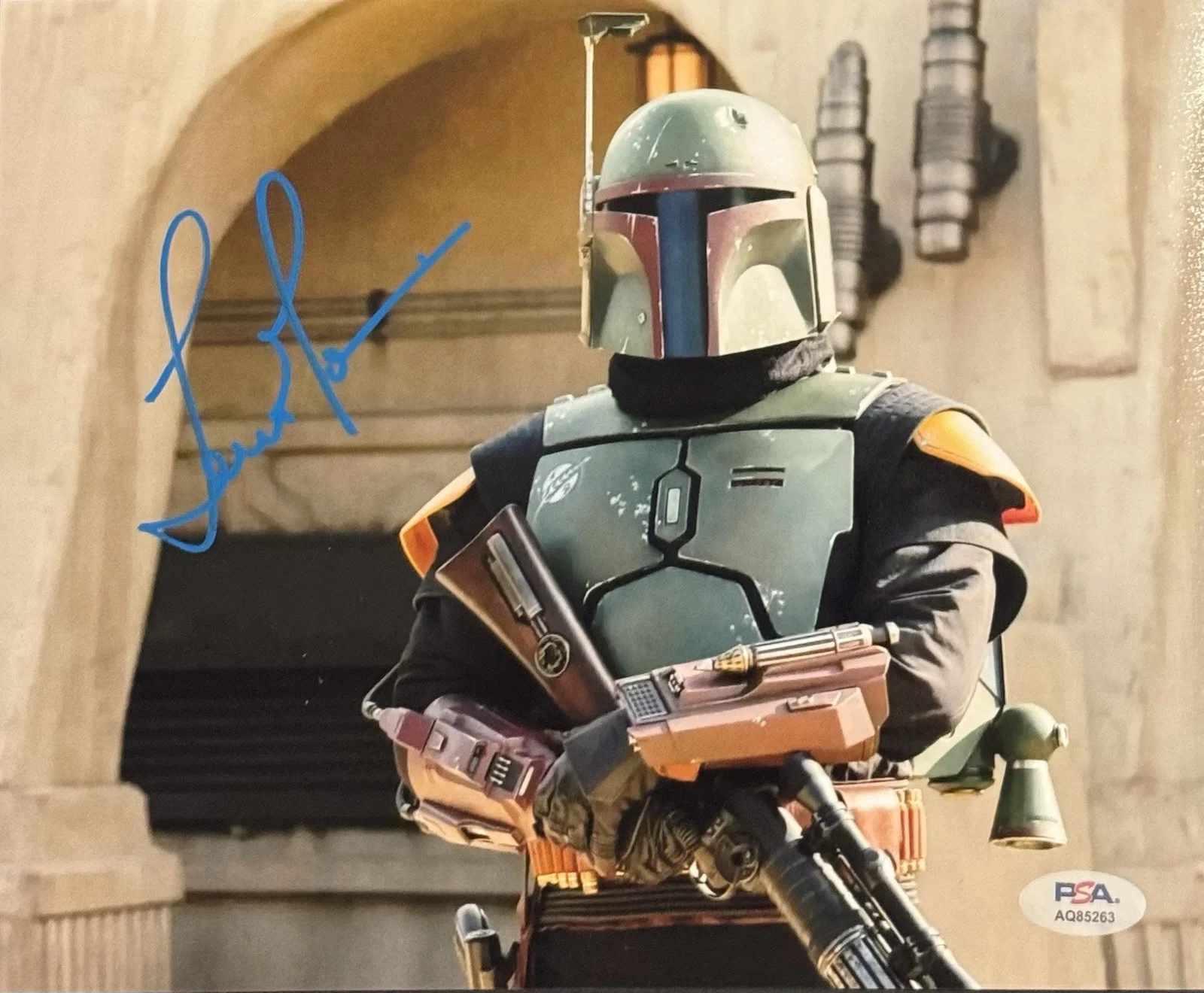 Temuera Morrison — Temuera Morrison Signed Autographed Book Of Boba Fett 8x10 Photo PSA/DNA COA