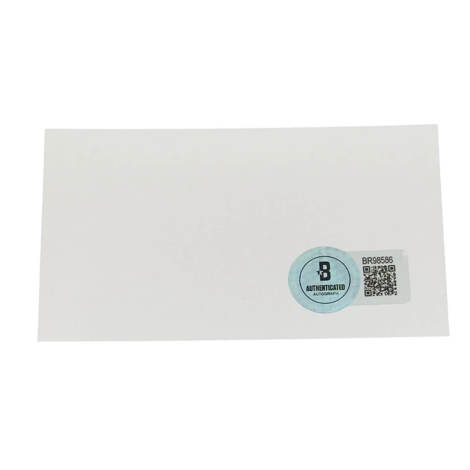 Christian Bale — Christian Bale Signed American Psycho Business Card Autograph Beckett Authentic, изображение 2