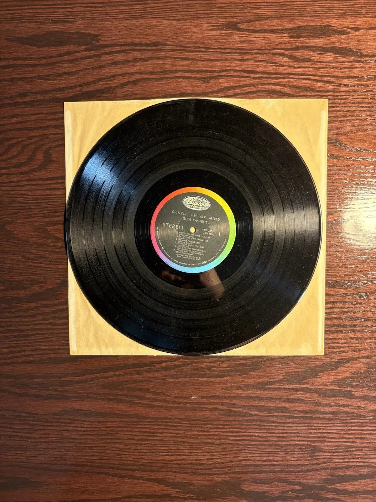 Glen Campbell, Signed Album Cover, JSA Authentication, image 2