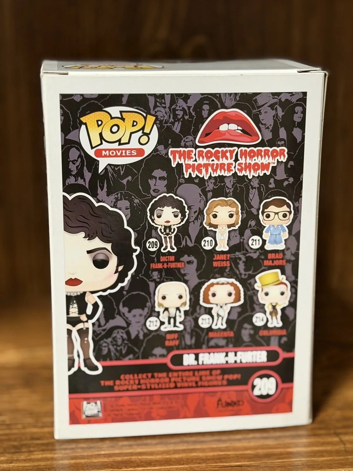 Tim Curry — Tim Curry Signed Rocky Horror Dr. Frank-N-Furter Funko Pop #209, изображение 3