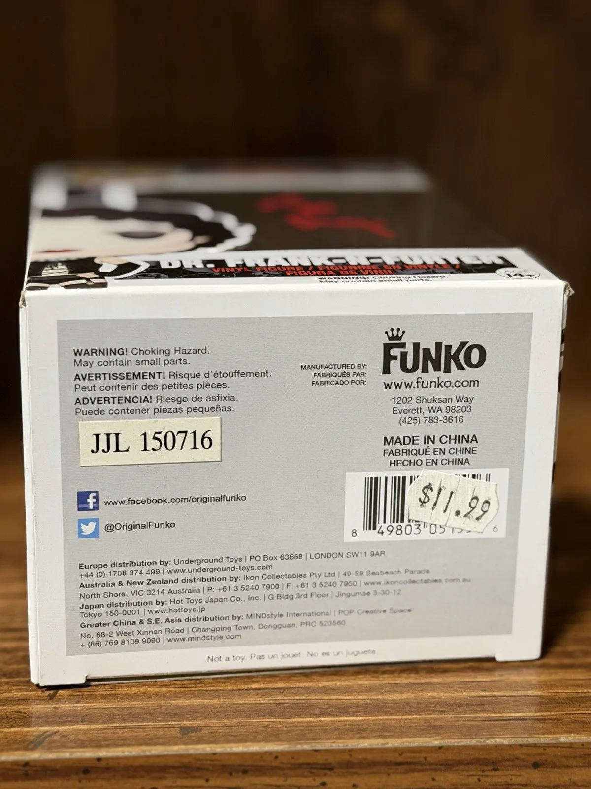 Tim Curry — Tim Curry Signed Rocky Horror Dr. Frank-N-Furter Funko Pop #209, изображение 5
