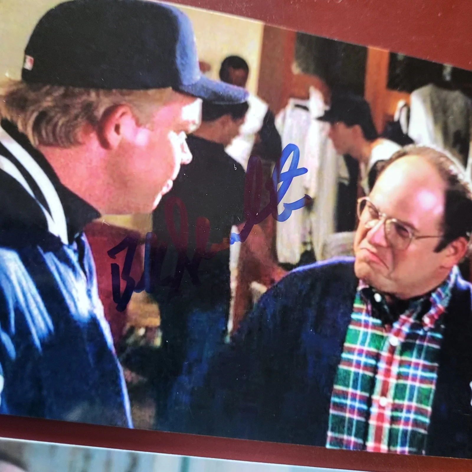 See Photos, Description — Seinfeld Autographs Signed 4x6 Photos Mark Metcalf Joel Polis Buck Showalter, image 5