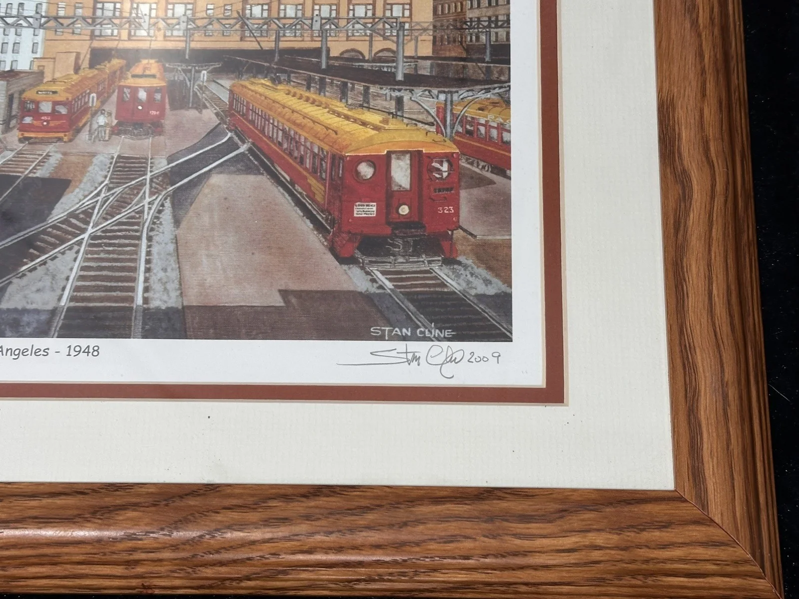 Stan Cline Pacific Electric Framed & Signed With COA 13” x 16”, image 5