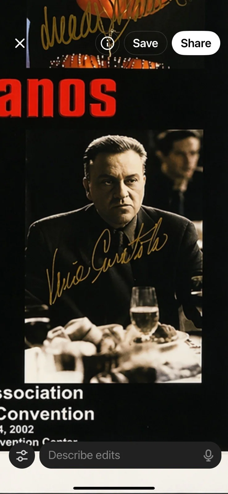 🔥 Sopranos Cast Signed Poster BAS LOA DeMatteo Schirripa TV Auto No Reserve” 🔥, image 3