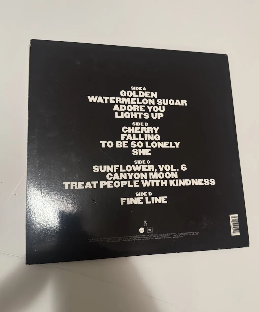 Harry Styles signed Fine Line original music vinyl record autographed, image 2