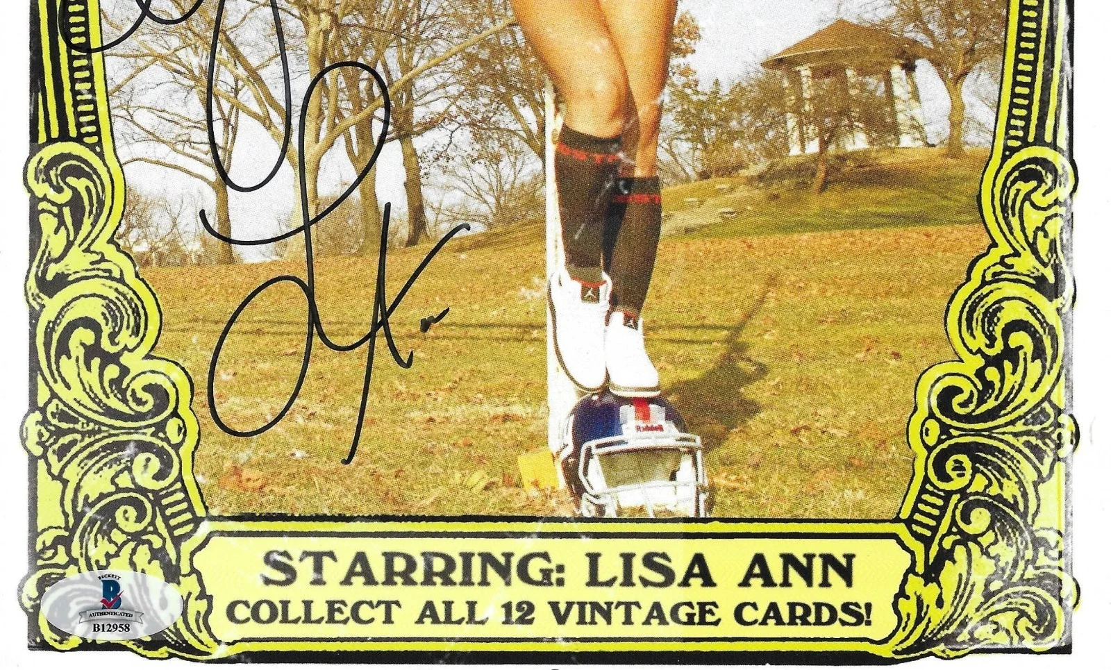 Lisa Ann — Lisa Ann Signed 2013 Trading Card Calendar BAS COA MILF Adult Film Legend Auto'd, изображение 5