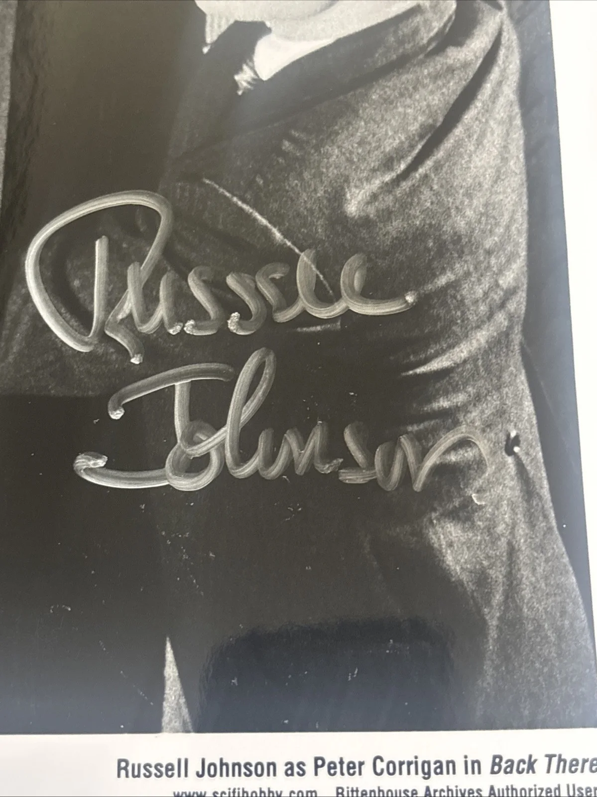 Russell Johnson — Russell Johnson JSA Certification Signed 8x10 Photo Twilight Zone Autograph, image 4