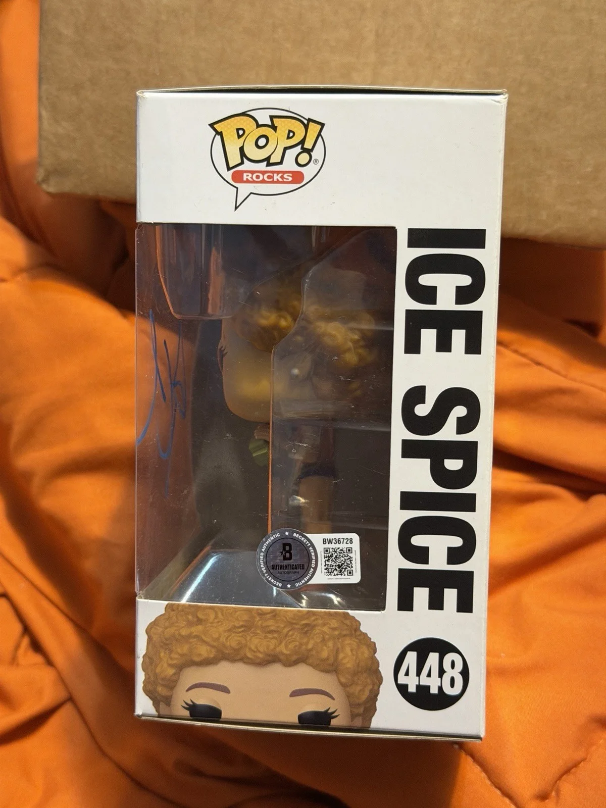 Ice Spice Signed Funko POP MUNCH BIG GUY RAPPER BECKETT COA, image 2
