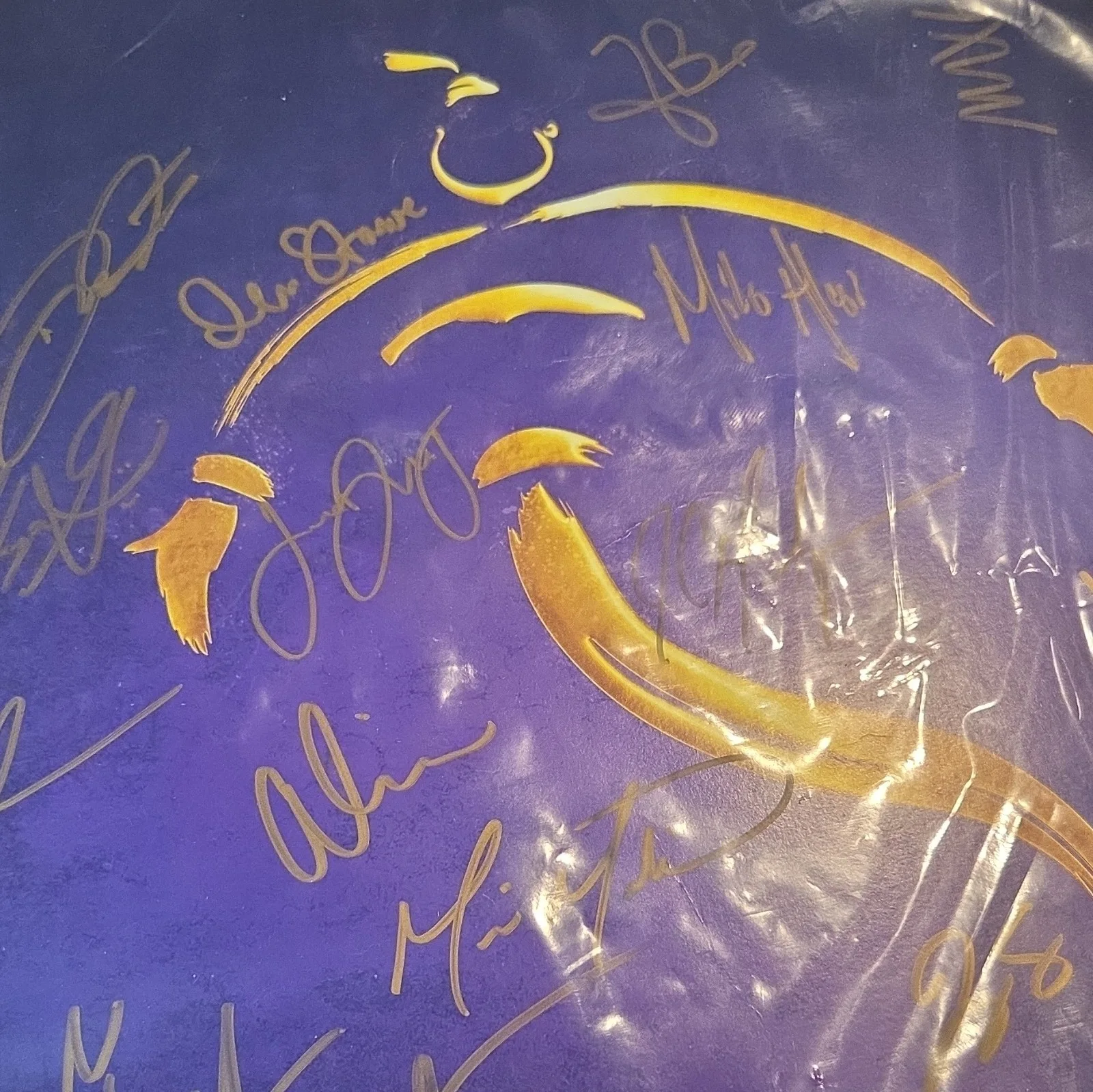 Disney Aladdin Broadway Musical Original Cast Signed Poster, image 2