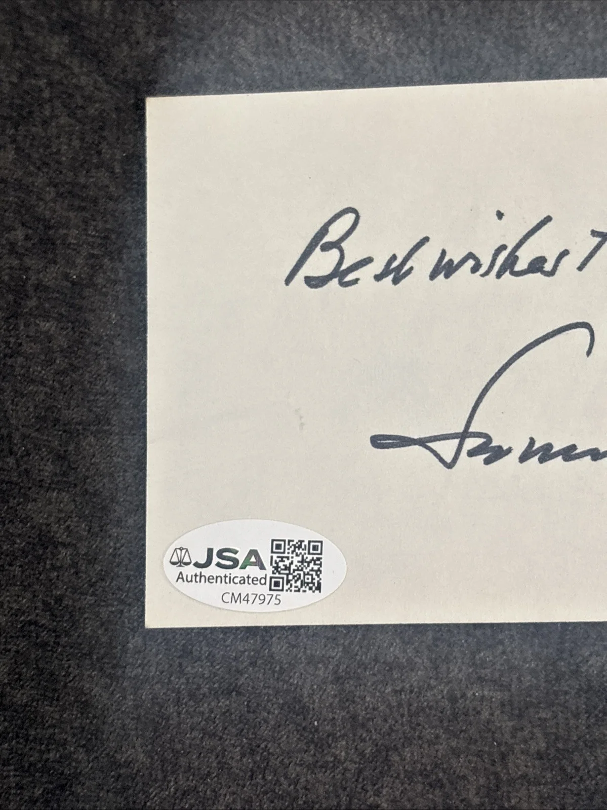 Leonard Bernstein — Composer Conductor LEONARD BERNSTEIN Signed 3x5 Index Card JSA💎COA, image 3