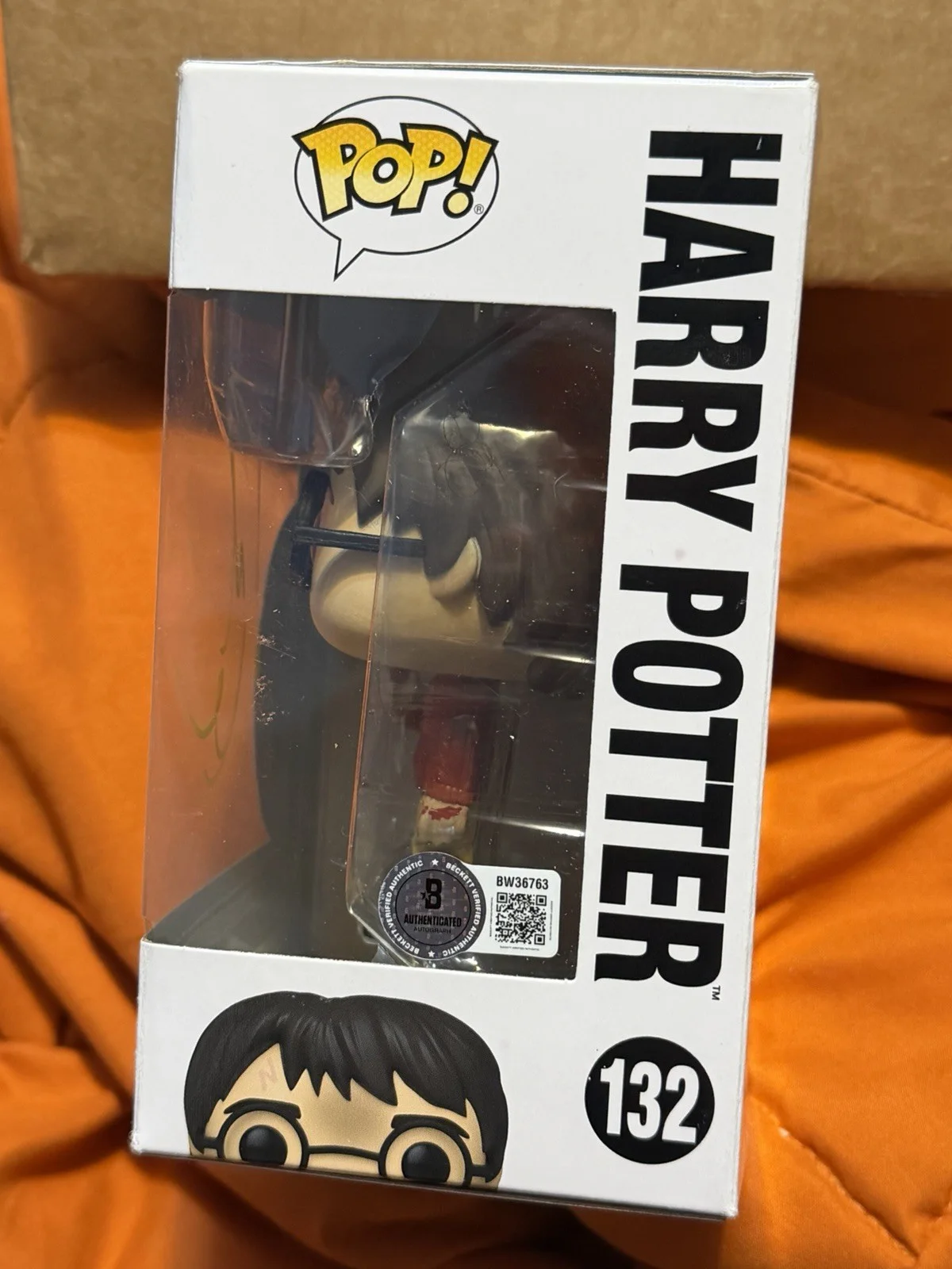 Daniel Radcliffe — Daniel Radcliffe signed funko pop Beckett COA HARRY POTTER JK ROWLING, изображение 2