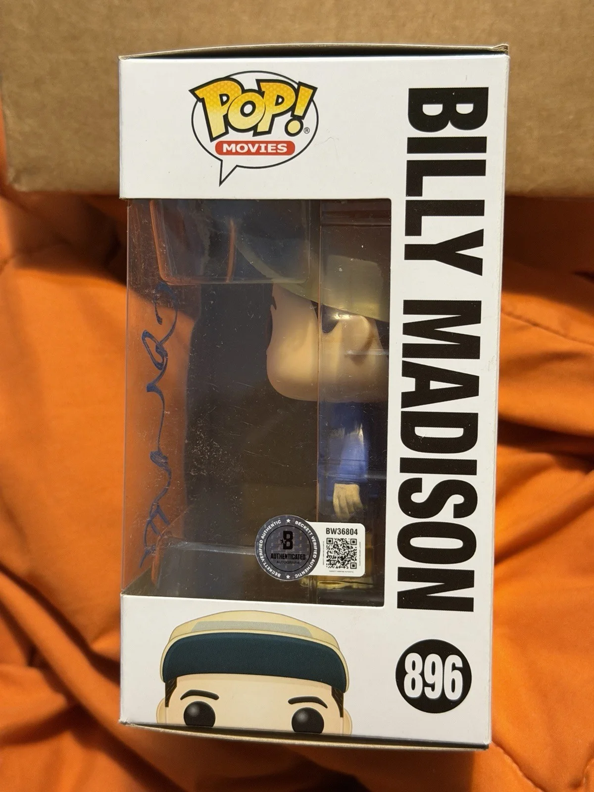 adam Sandler — Adam Sandler Signed Billy Madison 896 Funko Authentic Autograph Beckett COMEDY, изображение 2