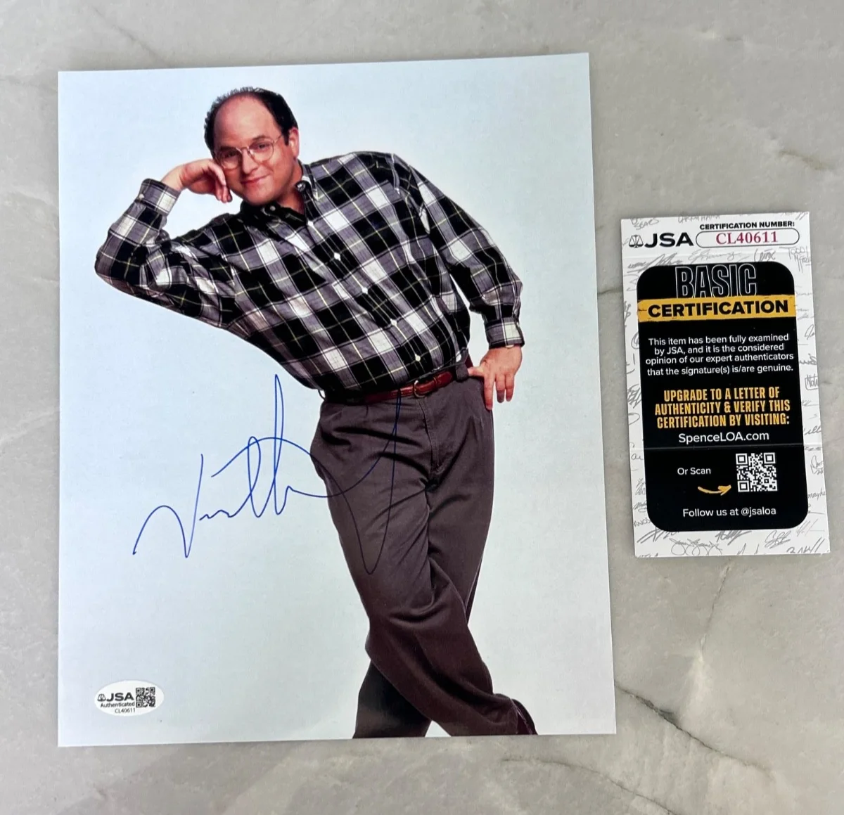 Jason Alexander — Jason Alexander Signed Seinfeld George Costanza 8x10 Photo Autograph JSA COA