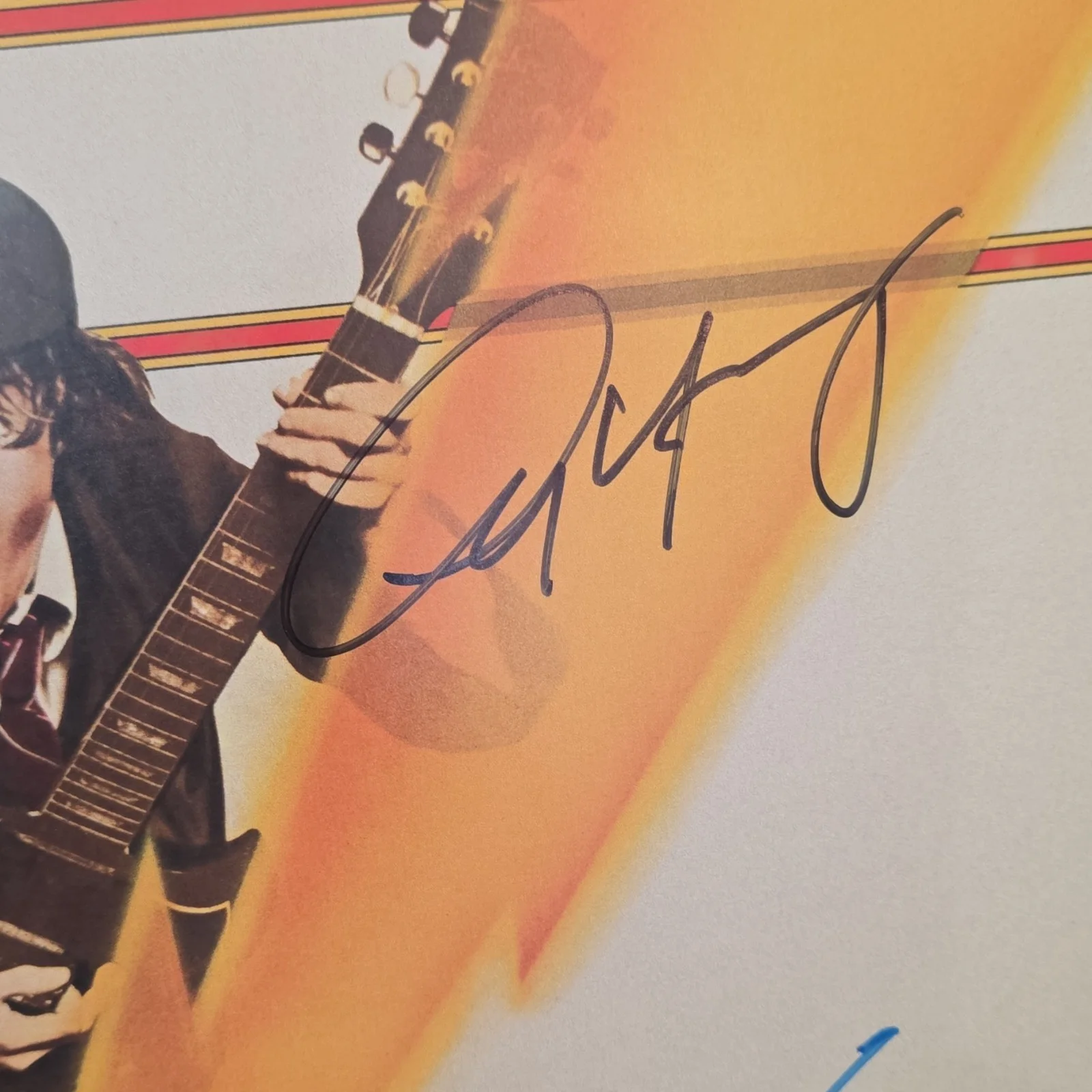 AC/DC High Voltage Autographed Vinyl Record Cover Authentication Pros, image 3