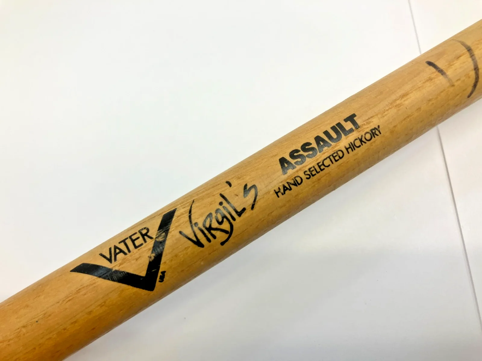 One Autographed ~ Virgil Donati Vater Drumstick ~ No COA, image 2