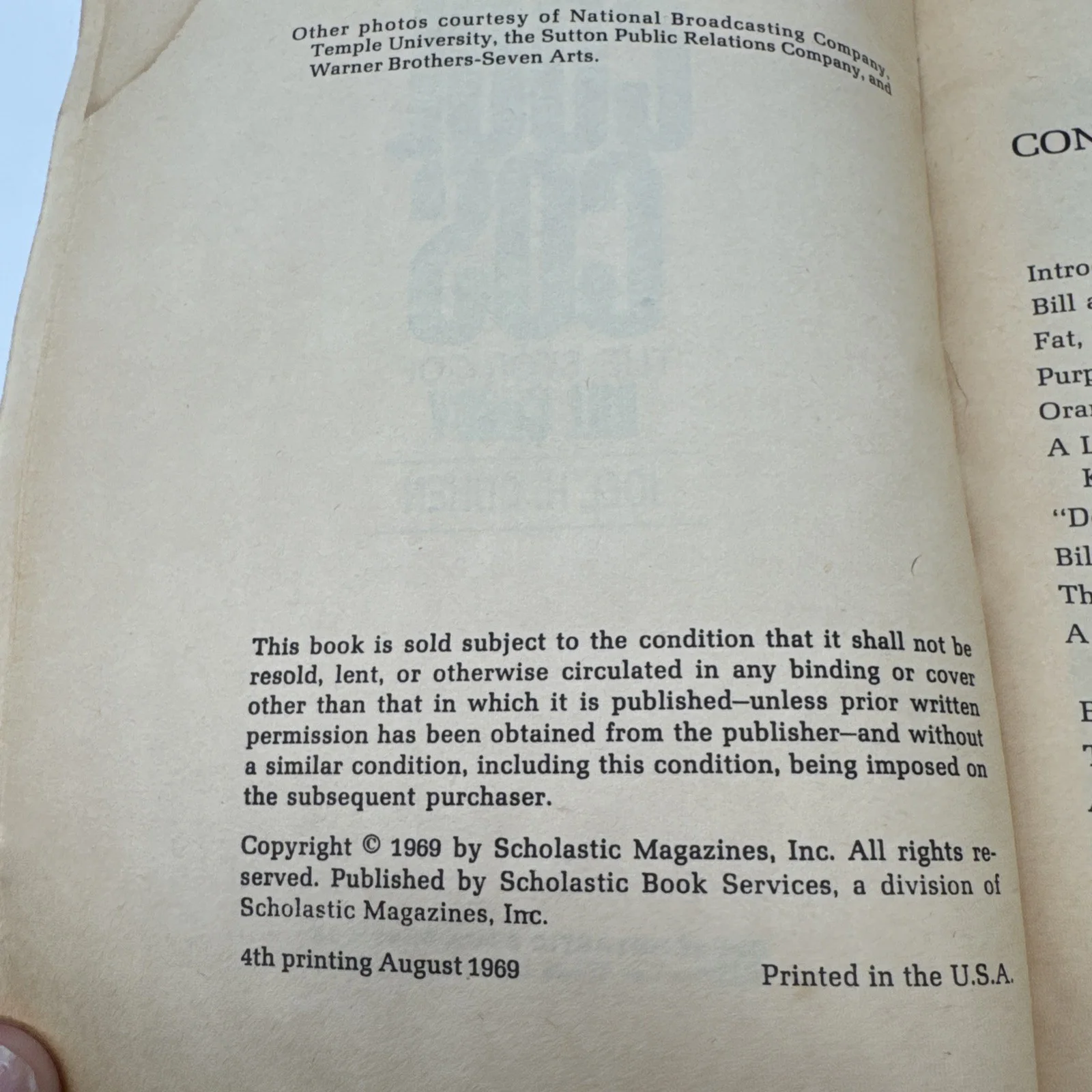 BILL COSBY 1969 BOOK COOL COS JOEL COHEN Vintage Paperback, изображение 5