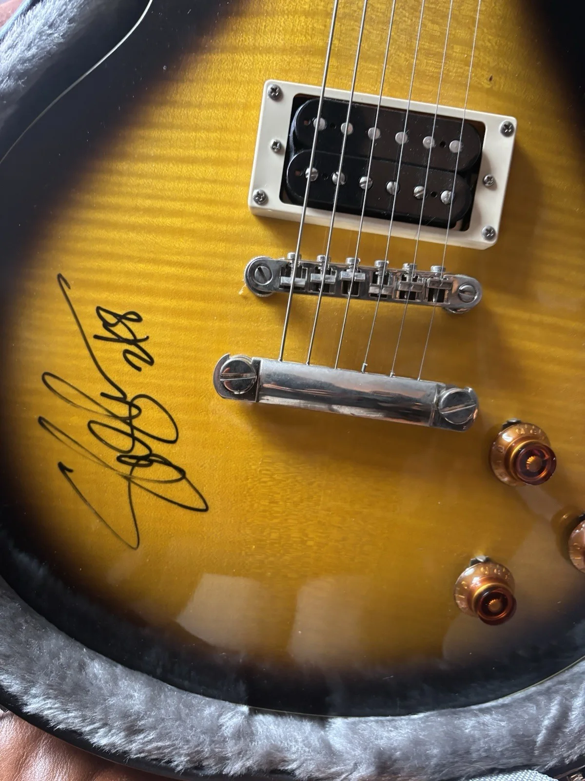 AUTHENTIC SIGNED BY SLASH - Epiphone Slash Signature Les Paul Standard Plus Top, image 3