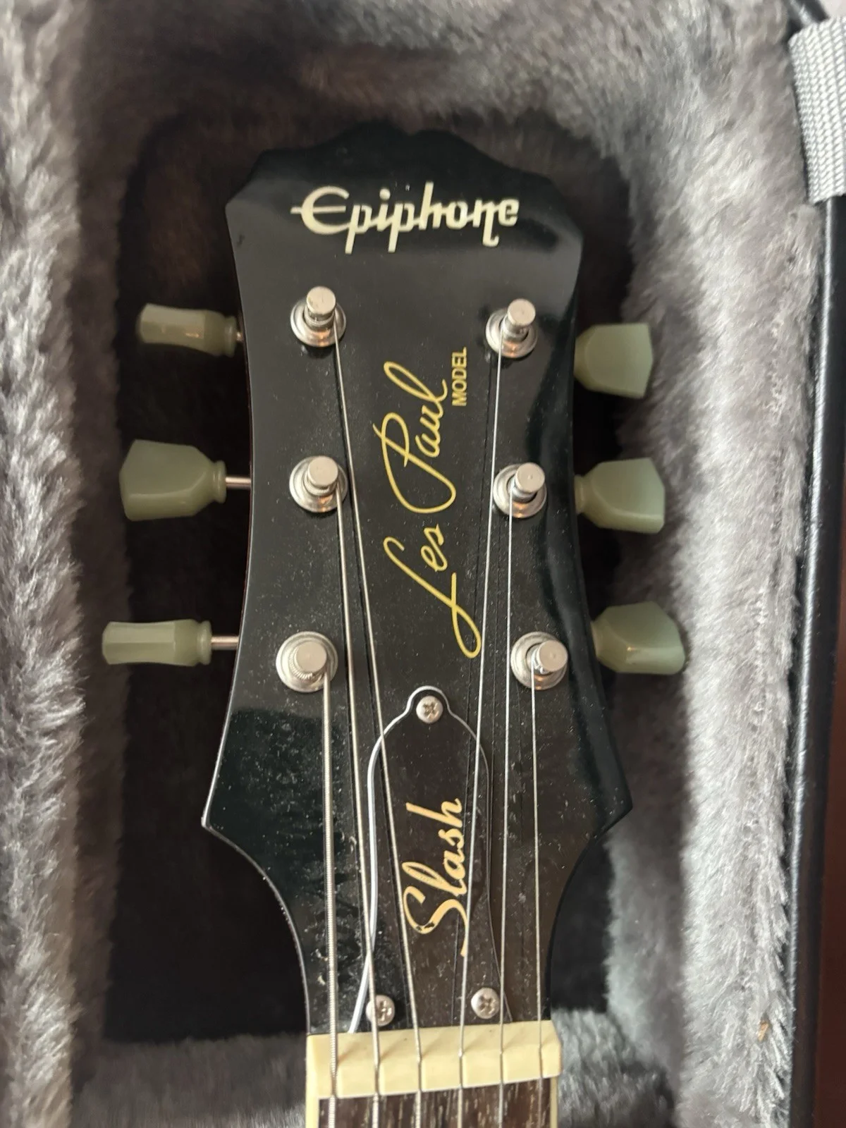 AUTHENTIC SIGNED BY SLASH - Epiphone Slash Signature Les Paul Standard Plus Top, image 4