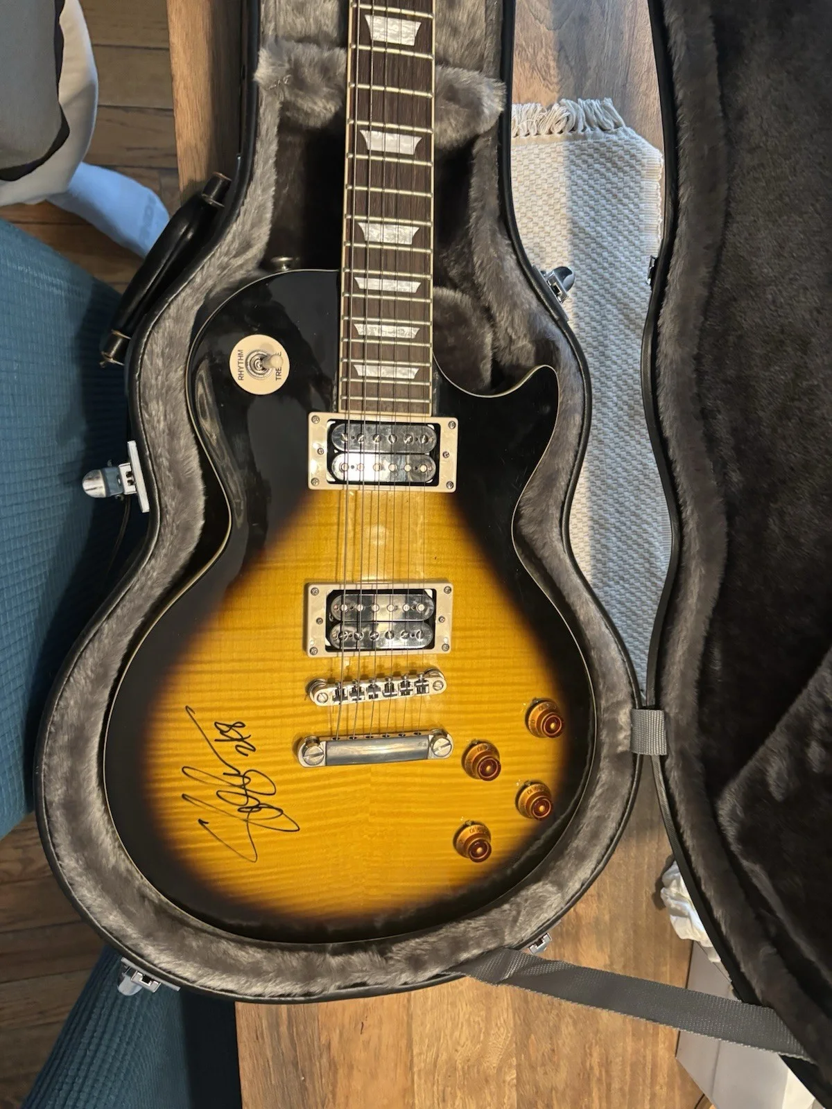 AUTHENTIC SIGNED BY SLASH - Epiphone Slash Signature Les Paul Standard Plus Top, image 5