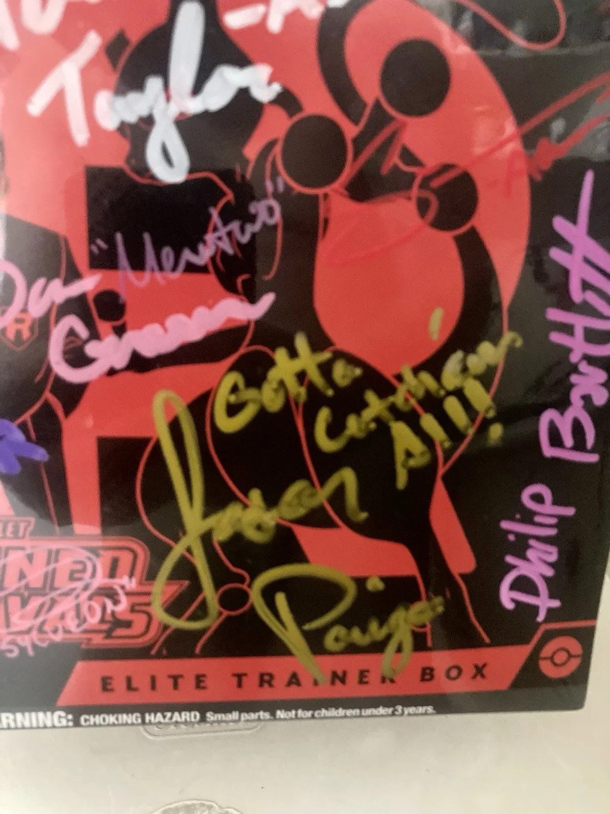 RARE Signed 12x Pokémon Scarlet & Violet Elite Trainer Box Jason Paige And More!, изображение 3