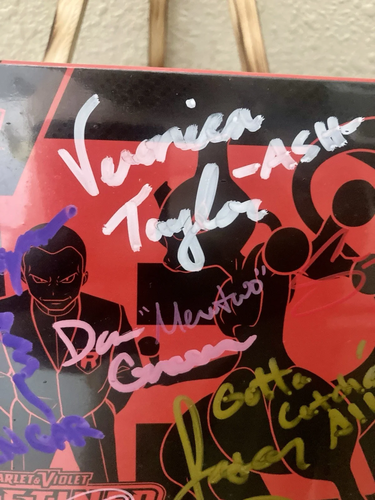 RARE Signed 12x Pokémon Scarlet & Violet Elite Trainer Box Jason Paige And More!, изображение 4
