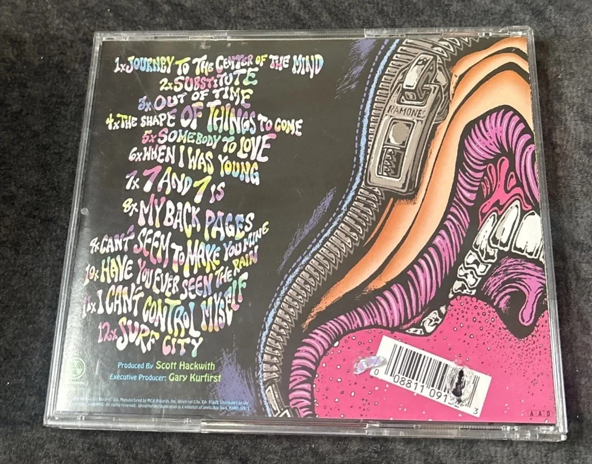 The Ramones CD Insert Signed JSA LOA ACID EATERS SUPER RARE!!!, изображение 2