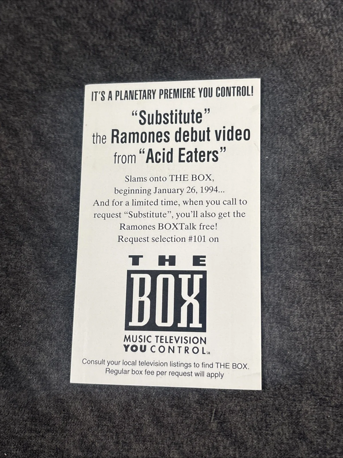 The Ramones CD Insert Signed JSA LOA ACID EATERS SUPER RARE!!!, изображение 5