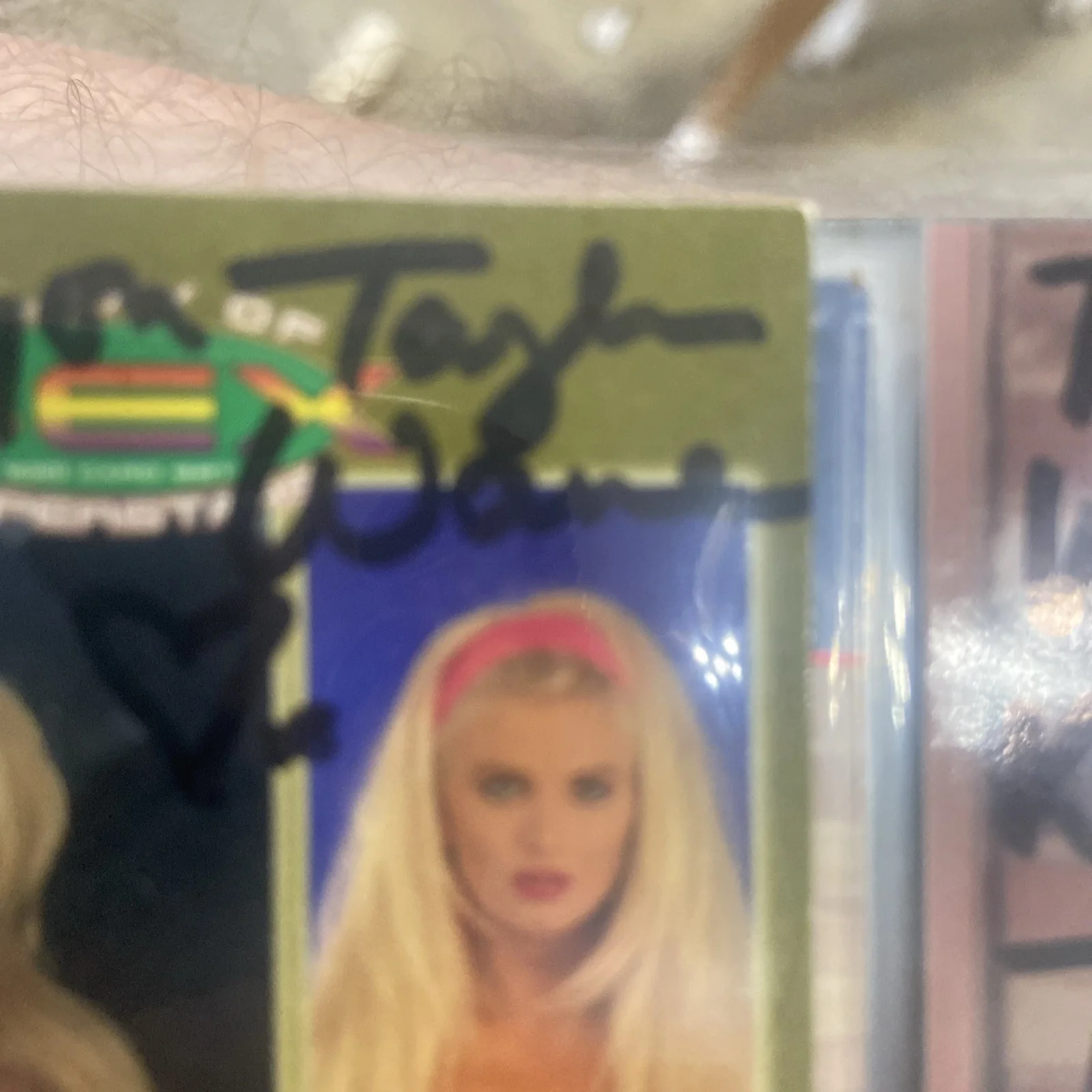 Jenna Jameson — Taylor Wayne Signed 1996 Galaxy of Sex Card #69 Porn Star Picture Autograph, изображение 2