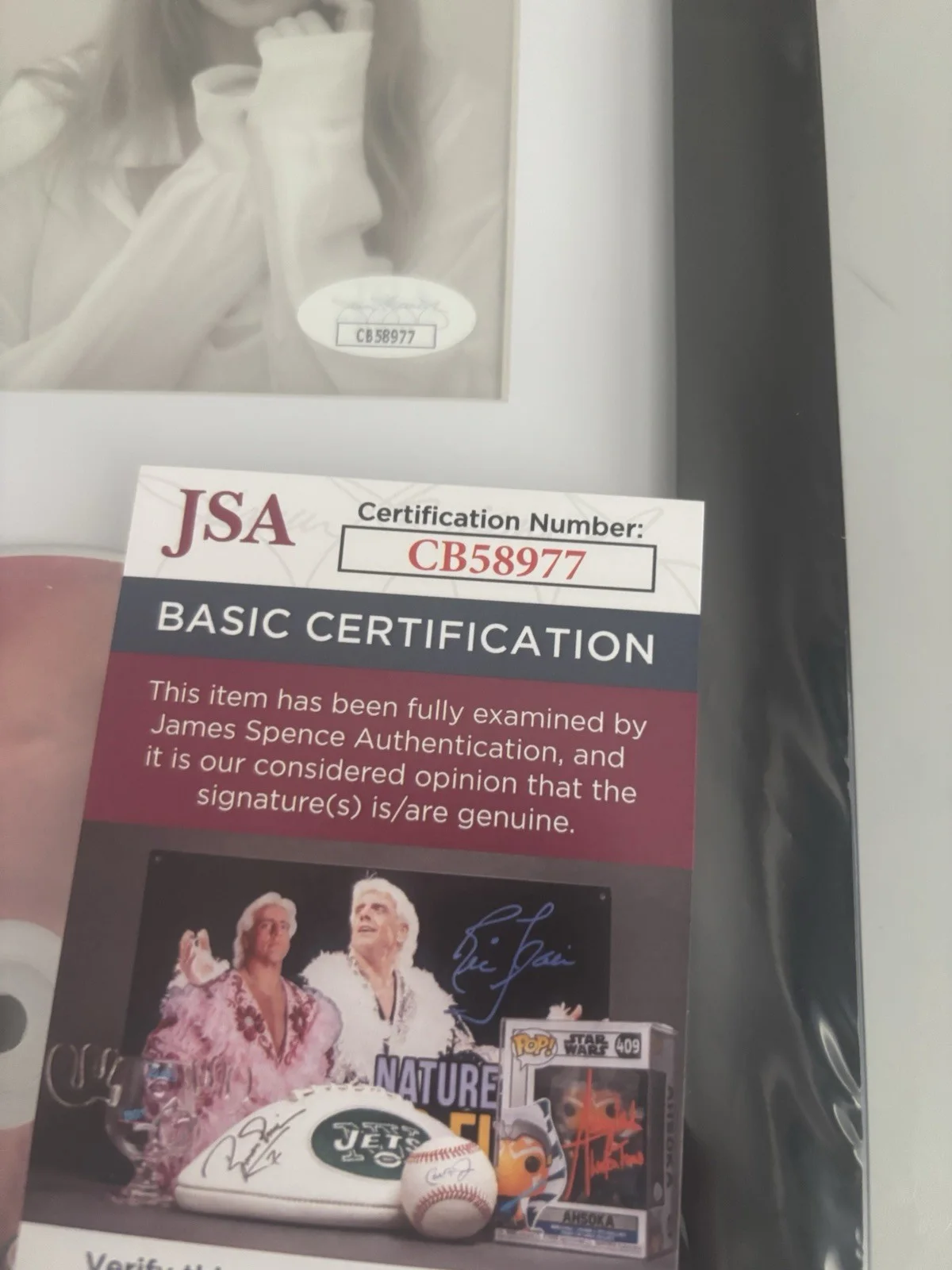 TAYLOR SWIFT SIGNED AUTOGRAPHED INSERT FRAMED WITH SPEAKNOW DISC RARE JSA COA, image 2
