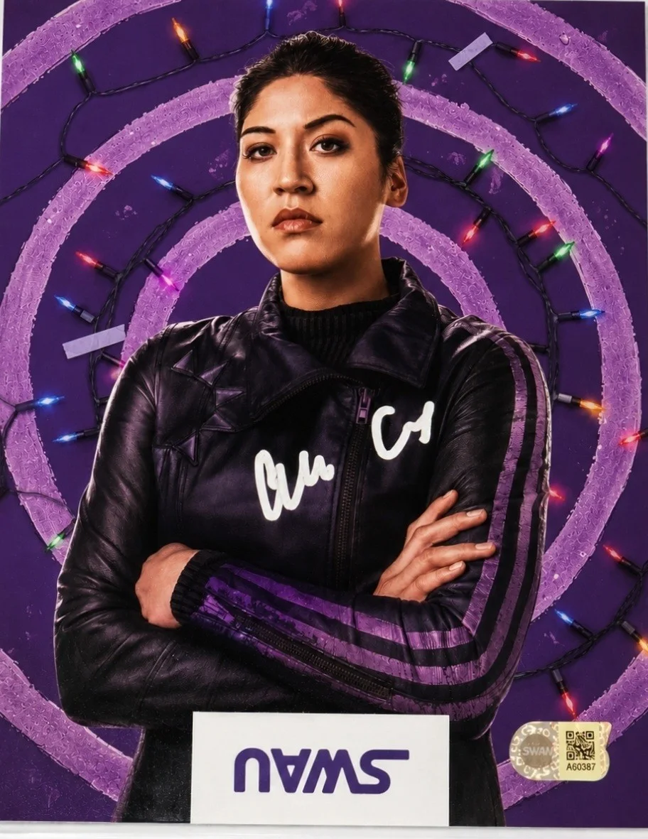 Alaqua Cox — Alaqua Cox Signed 8x10 Photo Marvel Hawkeye & Echo SWAU Certification