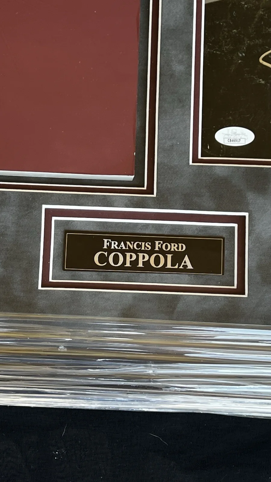 Francis Ford Coppola — Francis Ford Coppola Signed autograph Original Photograph Framed Display JSA, image 2