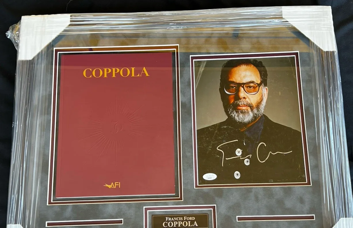Francis Ford Coppola — Francis Ford Coppola Signed autograph Original Photograph Framed Display JSA, image 3