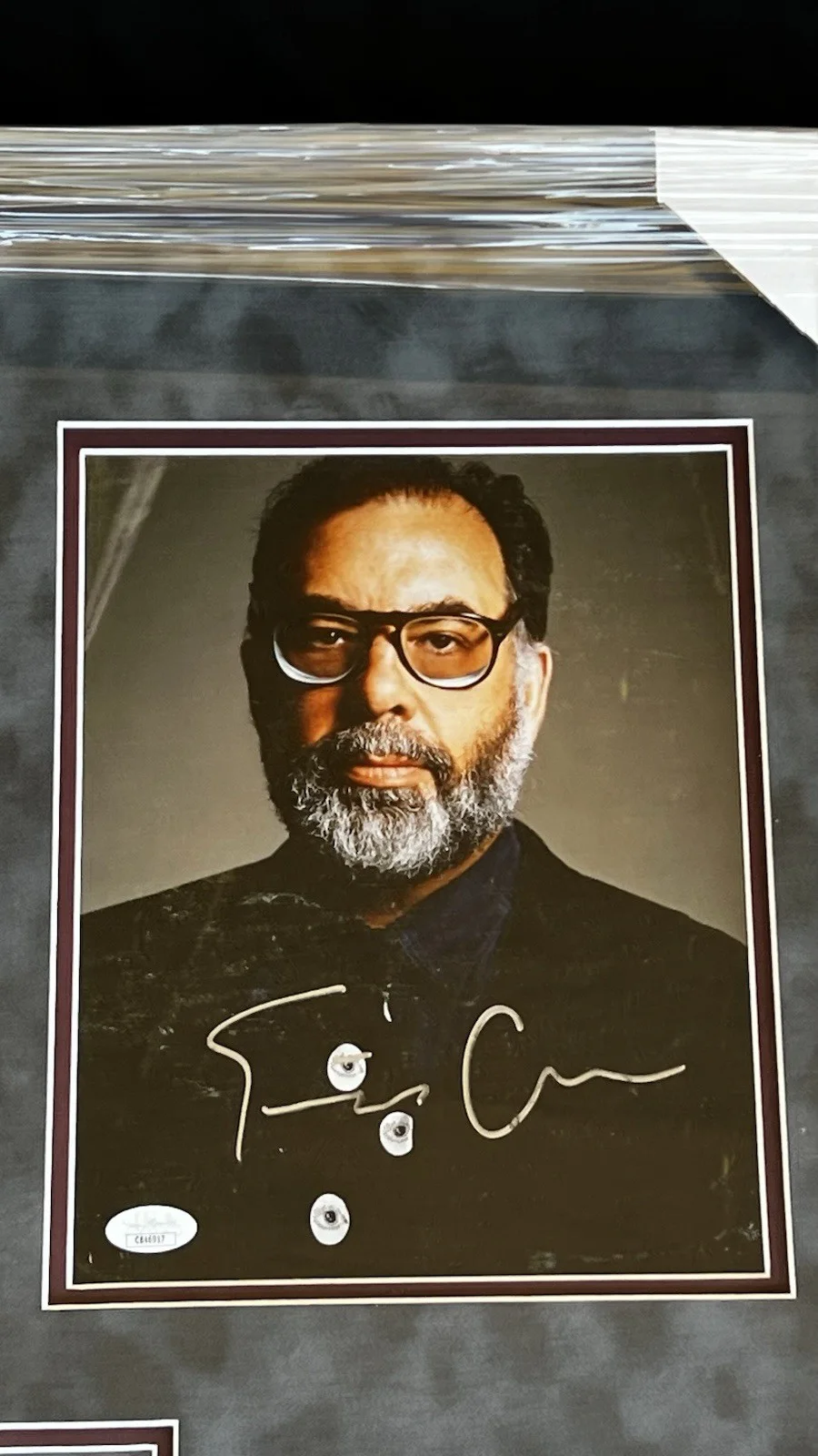 Francis Ford Coppola — Francis Ford Coppola Signed autograph Original Photograph Framed Display JSA, image 4