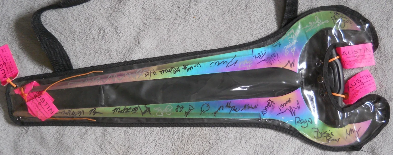 RTX Signed Halo Sword Monty Oum Burnie Geoff Gavin Red v Blue Achievement Hunter, image 2