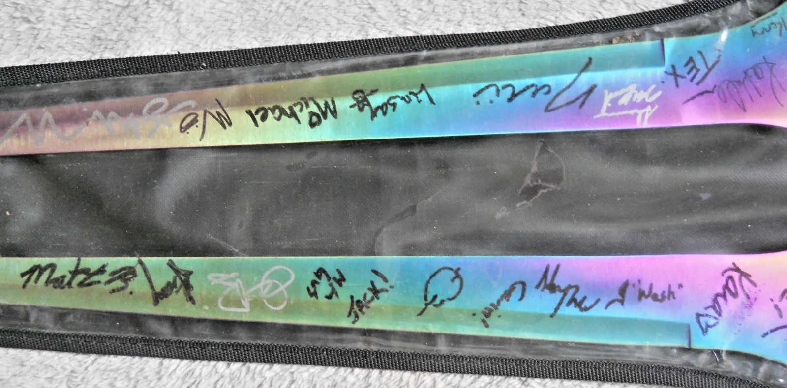 RTX Signed Halo Sword Monty Oum Burnie Geoff Gavin Red v Blue Achievement Hunter, image 5