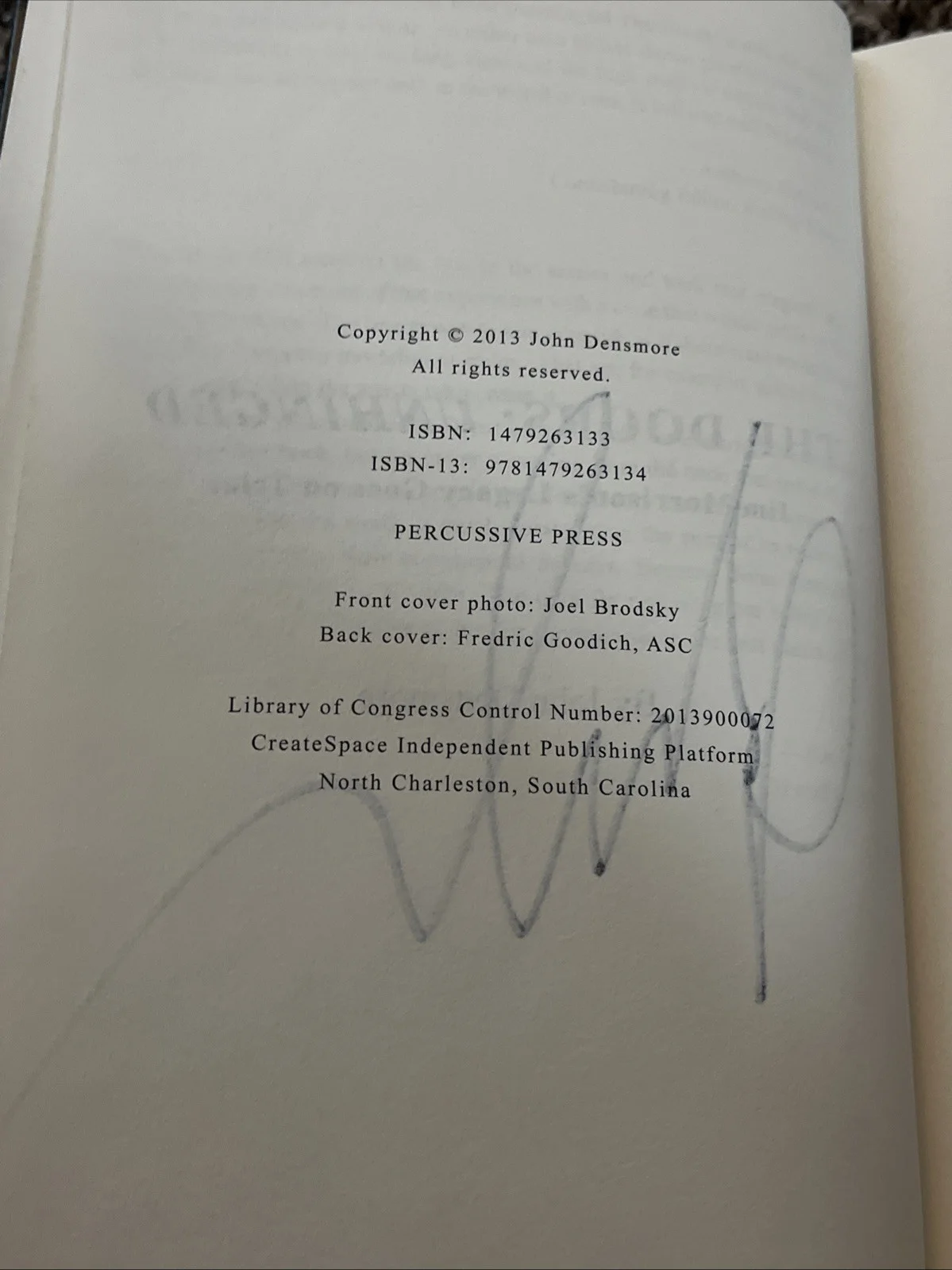 John Densmore *SIGNED* The Doors: Unhinged Book - The Doors - Rock & Roll HOF, image 5