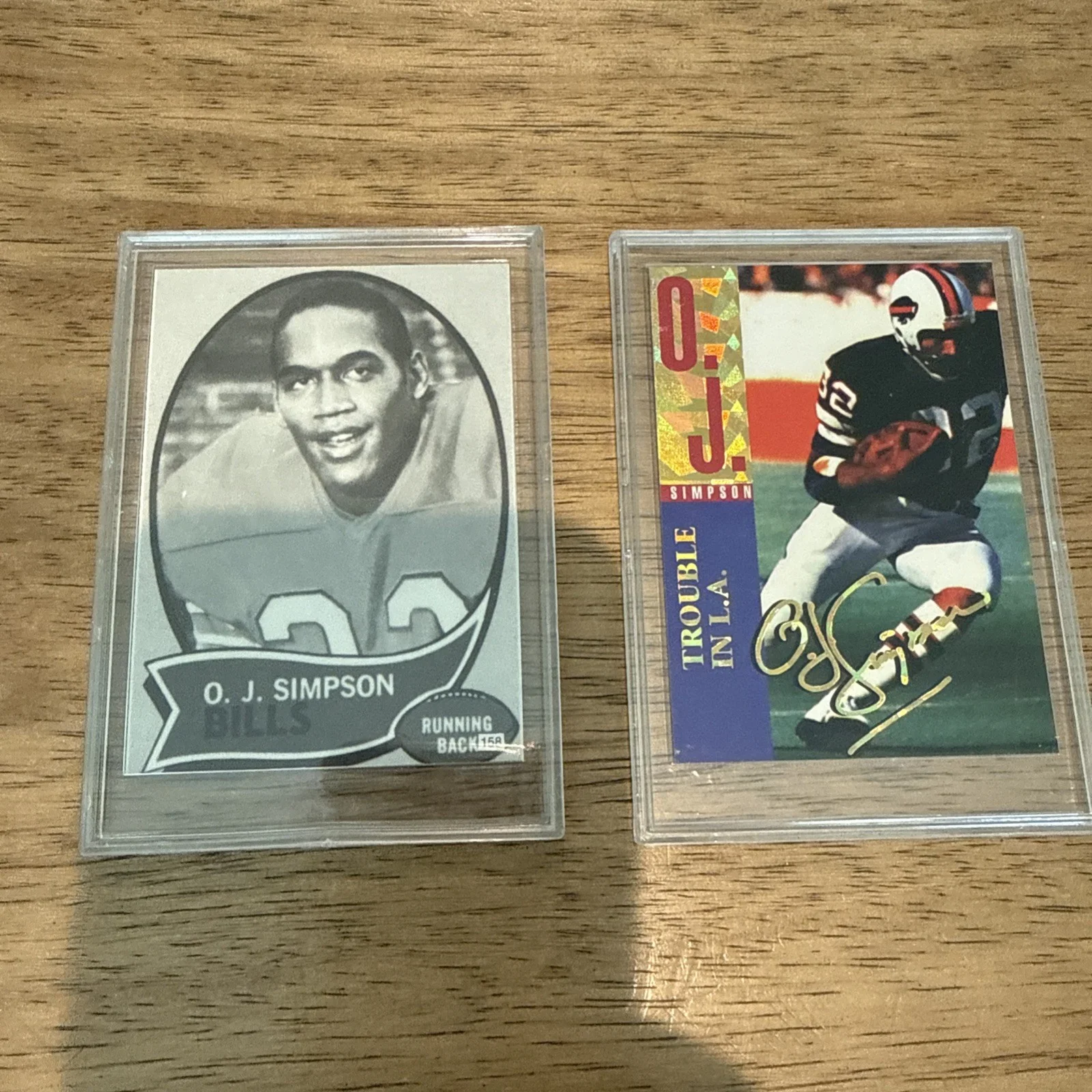 1994 OJ Simpson Mugshot Trading Card Vintage Lot Of 2, изображение 4