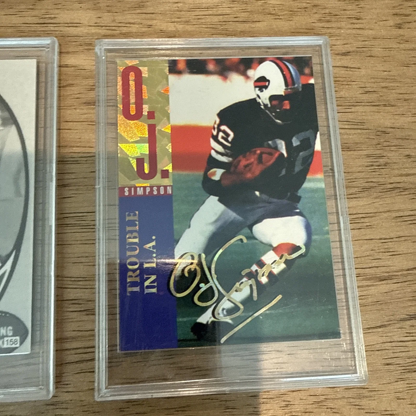 1994 OJ Simpson Mugshot Trading Card Vintage Lot Of 2, изображение 5
