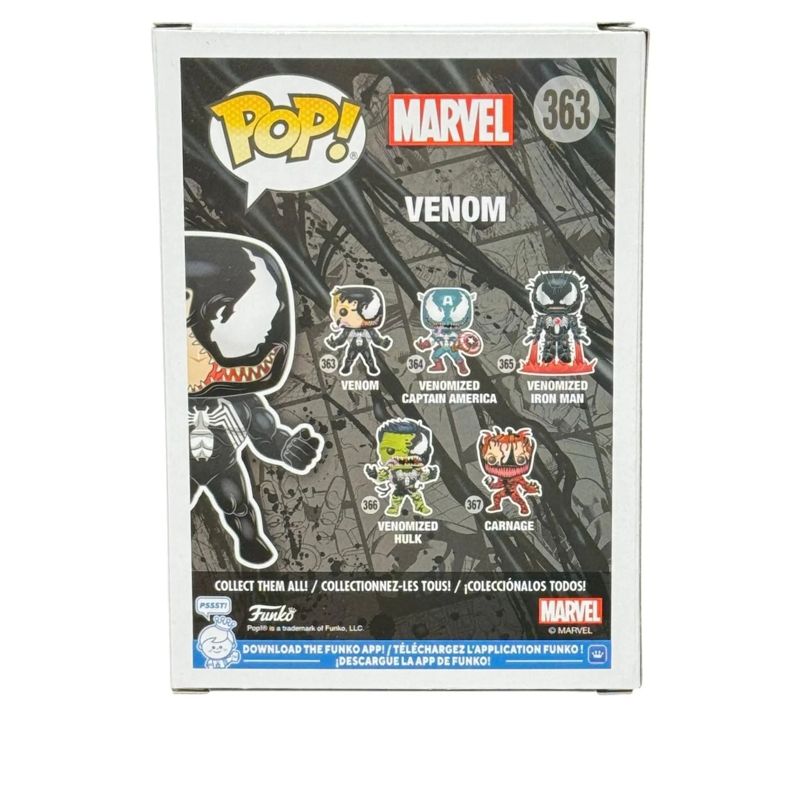 Tom Hardy — Tom Hardy Signed Venom Funko Pop 363 Eddie Brock Marvel Beckett Authentic BAS!, image 3