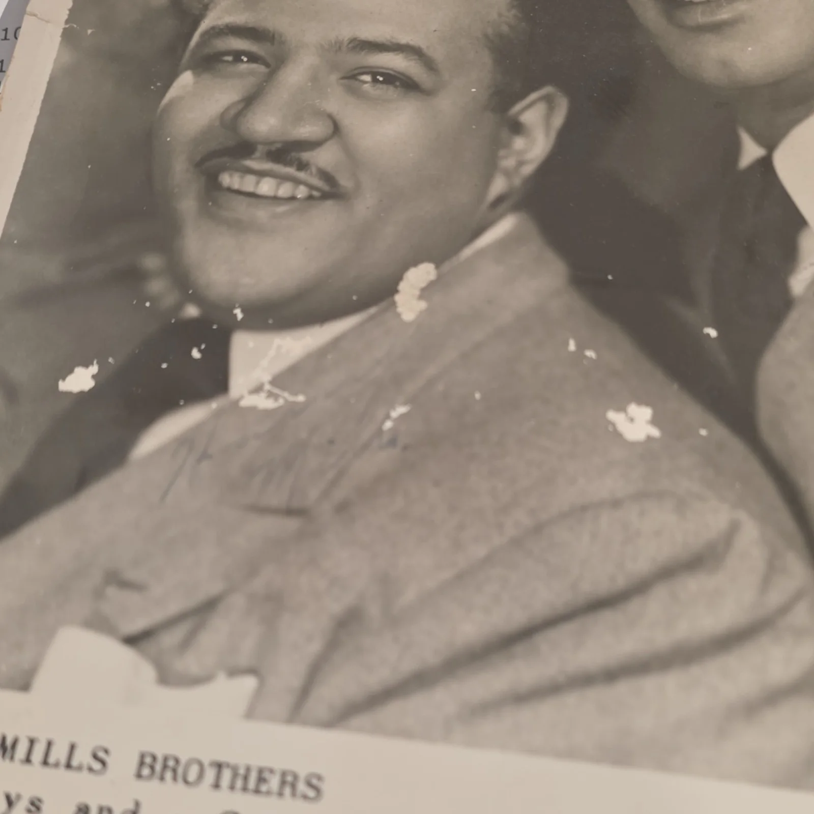 The Mills Brothers Signed Original Black & White Publicity Photo "Four Boys", image 5