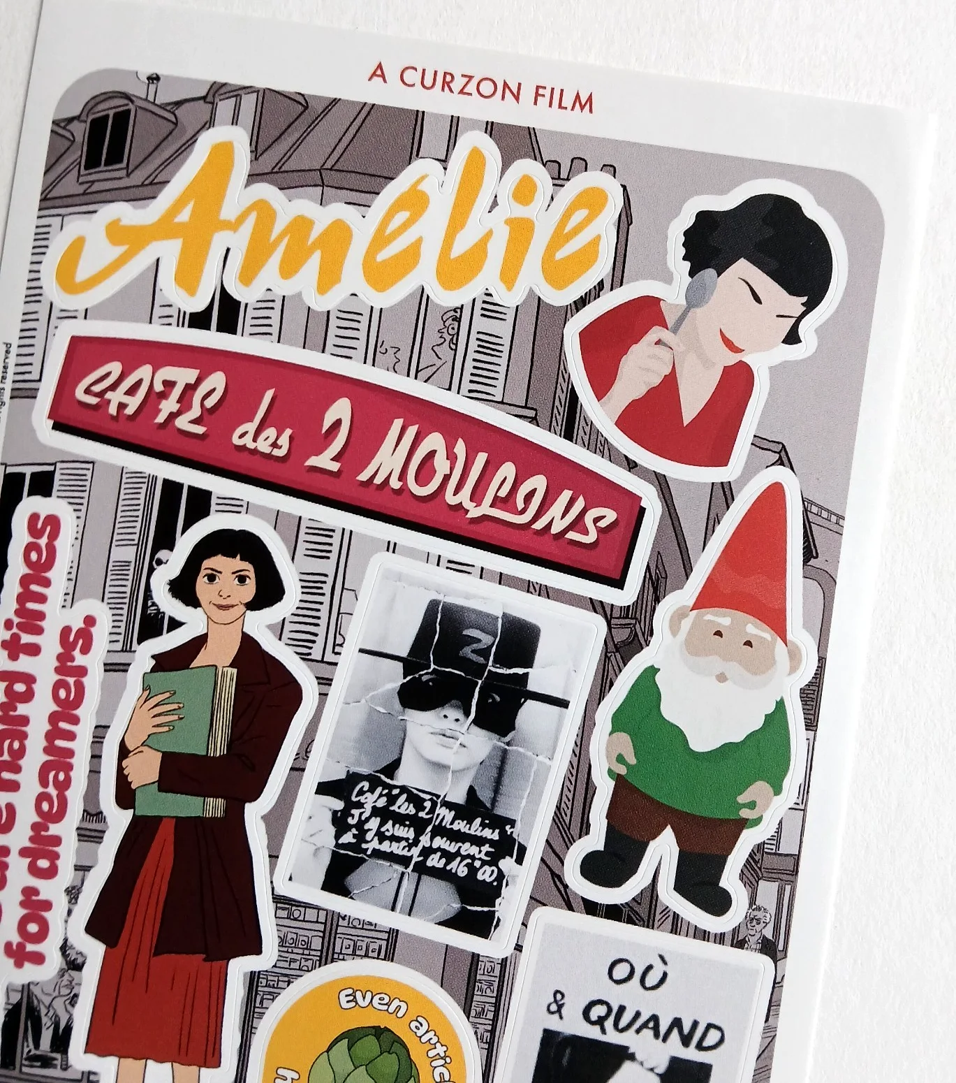 Amelie 25th Anniversary Promo Film Movie Sticker Sheets x 2, изображение 3