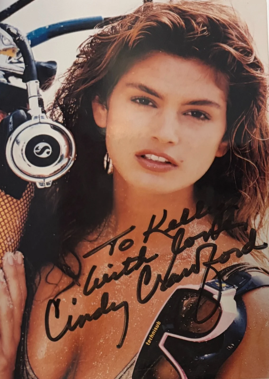 Cindy Crawford — Cindy Crawford Signed Autographed 4x6 Photo