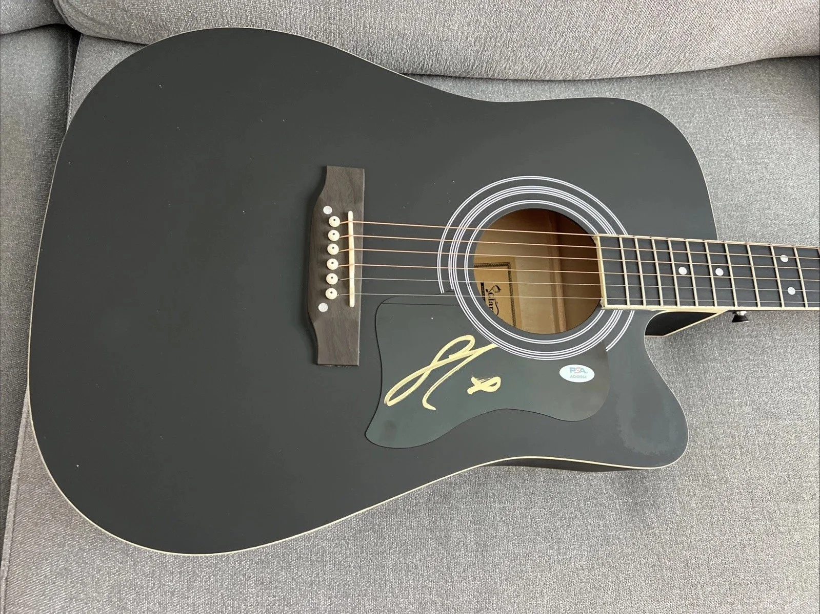 Sabrina Carpenter — Sabrina Carpenter Signed Autographed Full Size Acoustic Guitar PSA/DNA