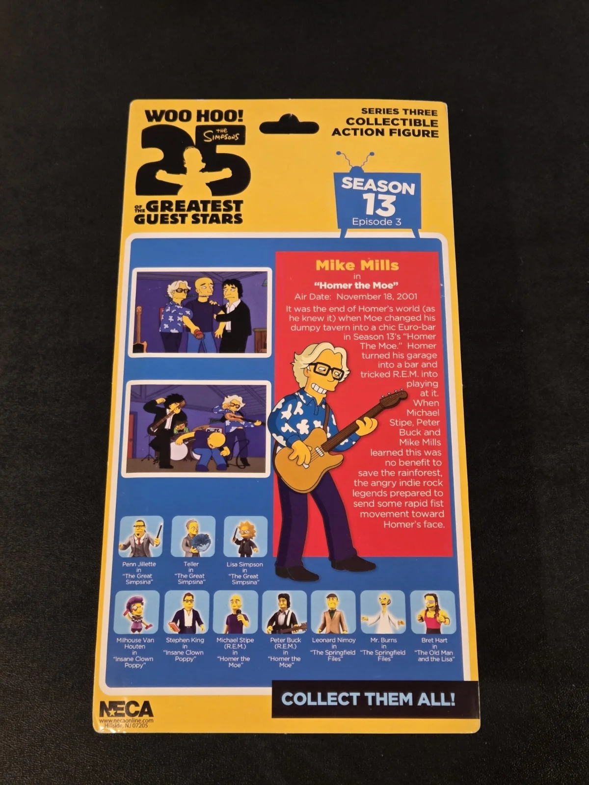 R.E.M. REM MIKE MILLS signed autographed SIMPSONS GUEST STARS TOY BECKETT (BAS), image 3