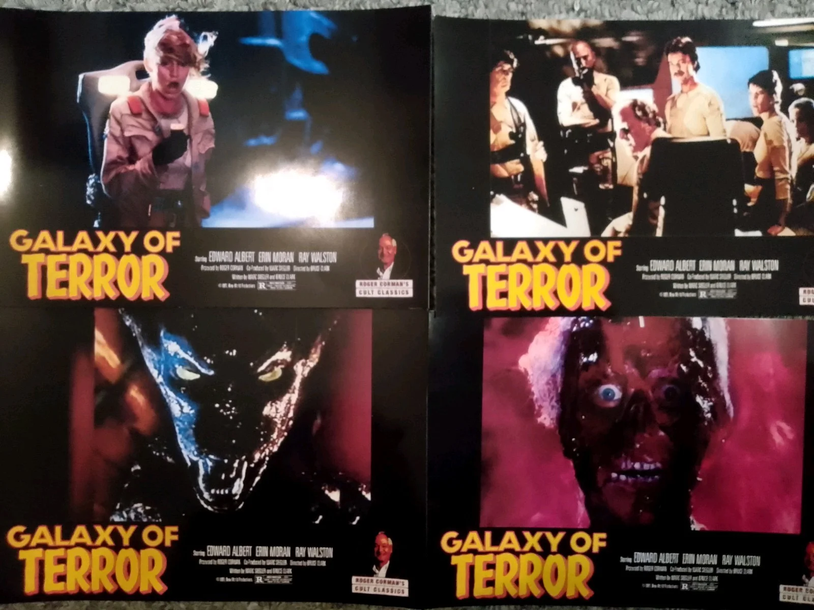 Galaxy of Terror 1982 Deluxe set 12 glossy 7x5ins Lobby Cards/10 XL Lobbymarkers, изображение 2