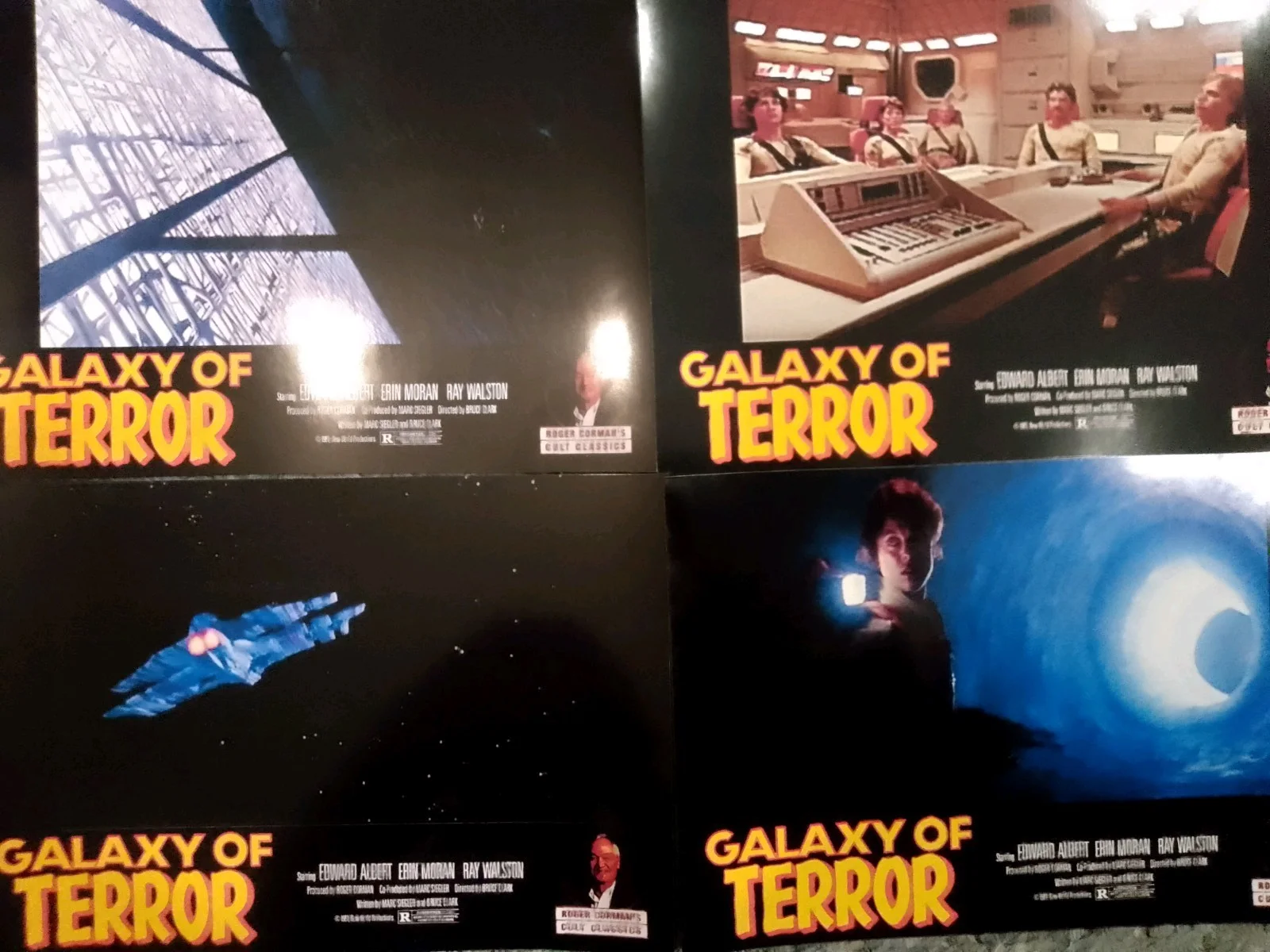 Galaxy of Terror 1982 Deluxe set 12 glossy 7x5ins Lobby Cards/10 XL Lobbymarkers, изображение 3